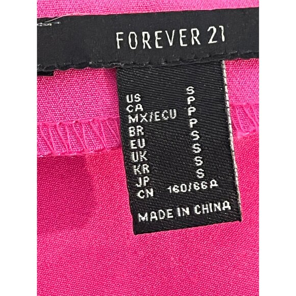 Forever 21 Fuchsia Pink Mini Skirt Women’s Size Small - Picture 4 of 12